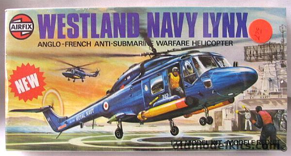 Airfix 1/72 Westland Navy Lynx, 3024-5 plastic model kit